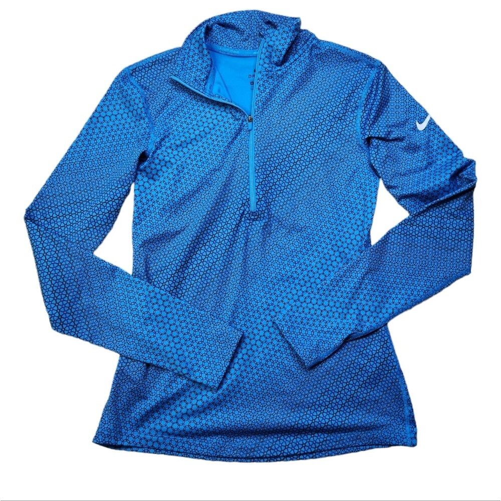 Nike Quarter Zip Pullover Dri-Fit Nike Woman's Size Medium